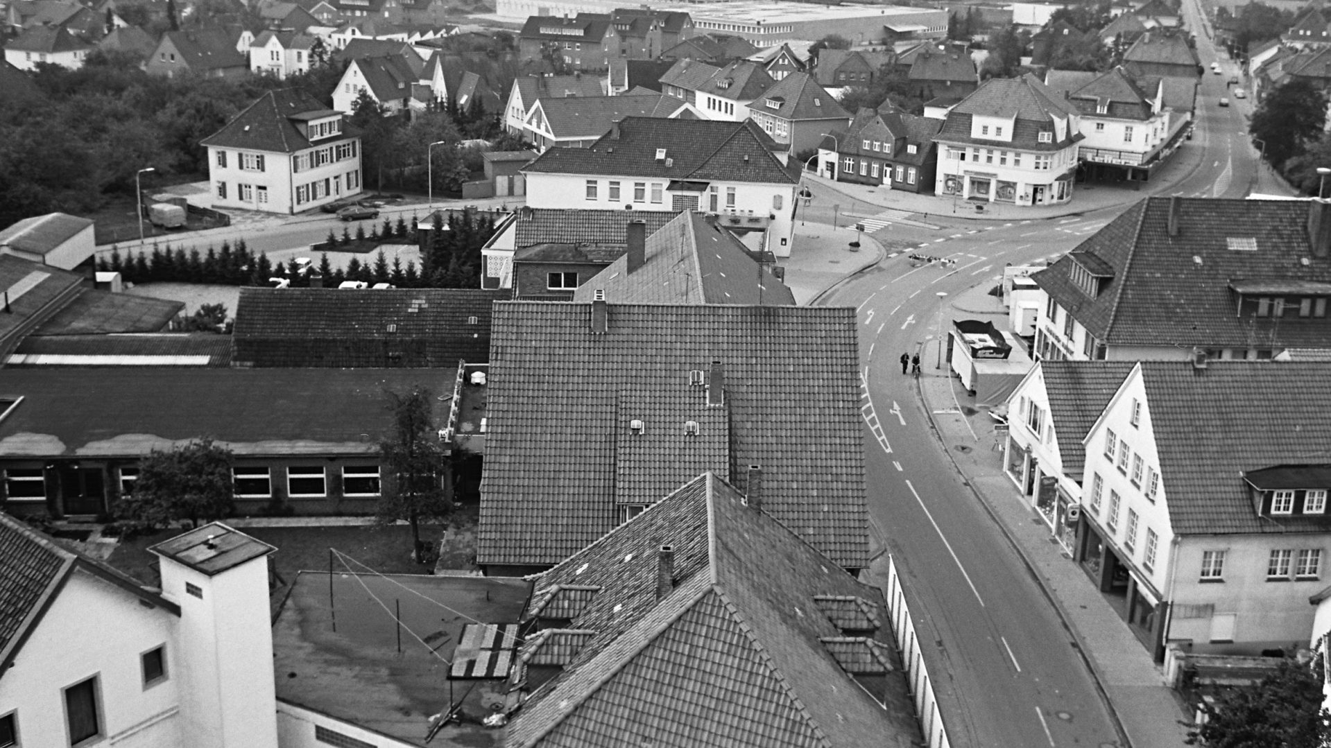 Aufnahme vom Kirchturm